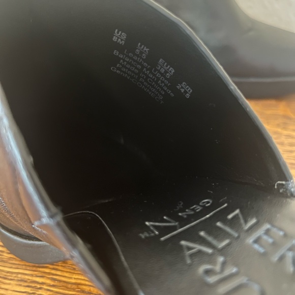 Black Heeled Mules - Picture 4 of 9